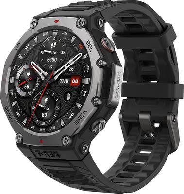 Amazfit T-rex 3 Rugged/military Smart Watch 48mm, Gps (with Privacy), Offline Ma