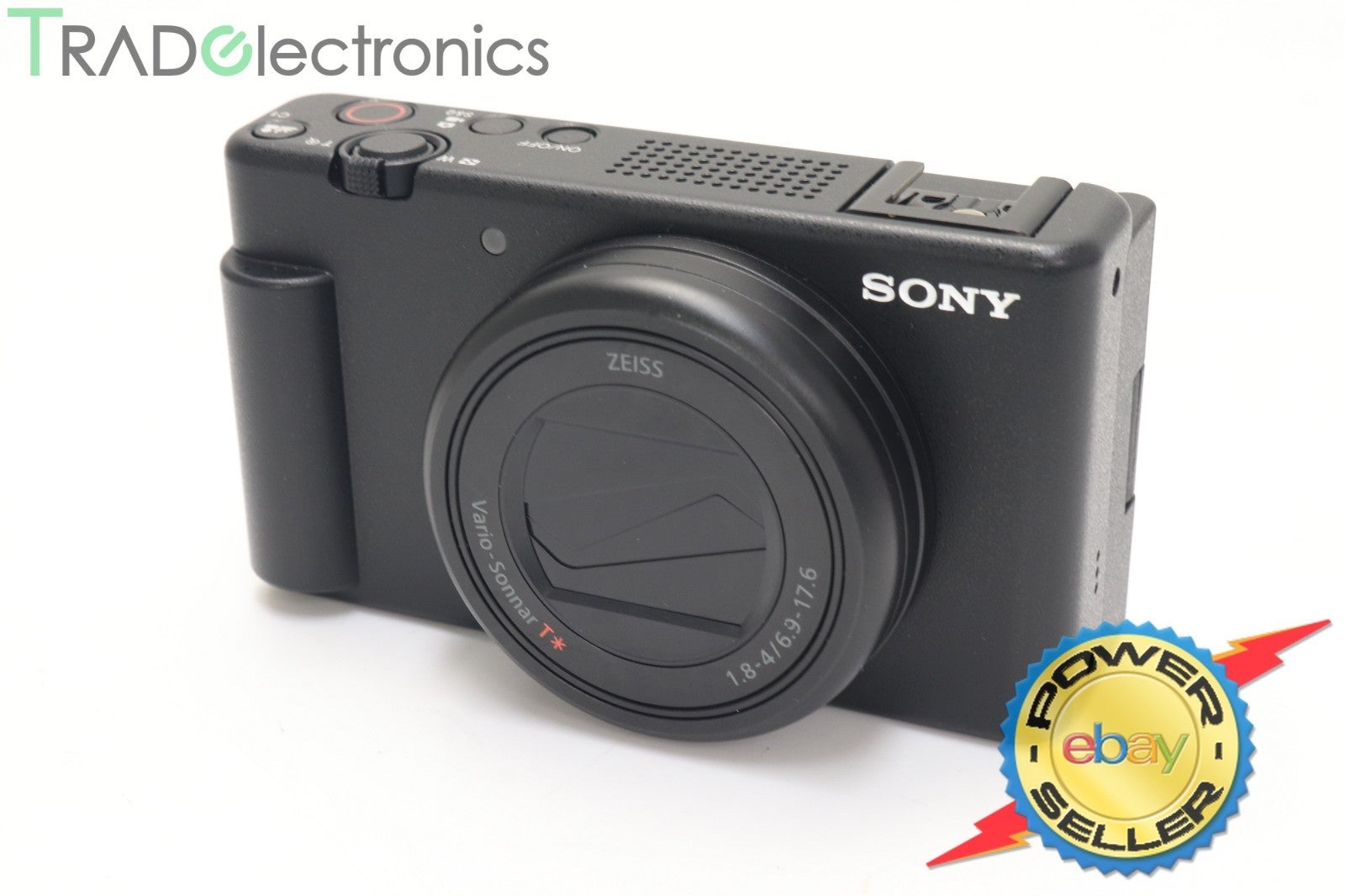 (mint) Sony Vlog Camera Zv-1 Ii 21.0mp 3.0" Black W/ Zeiss