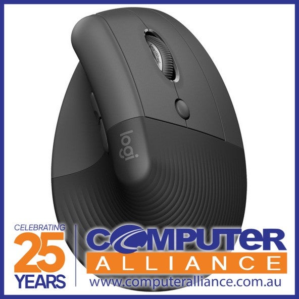 Logitech Lift Vertical Ergonomic Mouse Graphite 910-006479
