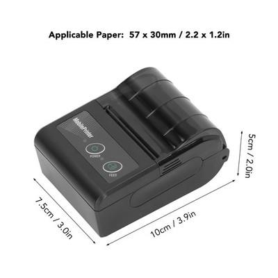 Portable Bluetooth Receipt Printer For Smartphone Control