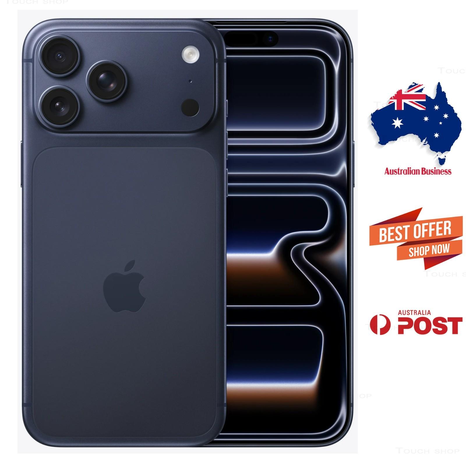 Au Stock Apple Iphone 17 Pro Max 256gb Ssd - Deep Blue - Mfyp4x/a - Brand