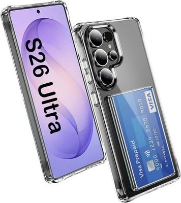 Wallet For Samsung Galaxy S26 Ultra Case With Credit Card Holder, Clear