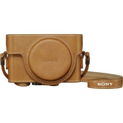 Sony Camera Leather Case For Cyber-shot Rx100 Series Jacket Beige Lcj-rxk Cc Jp