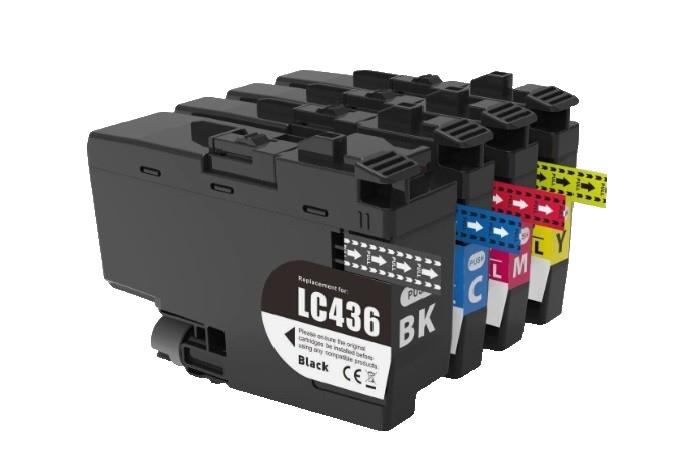 Any Lc436 Generic Cartridge For Brother Mfc J4340dw J4440dw J4540dw J5855 J6955