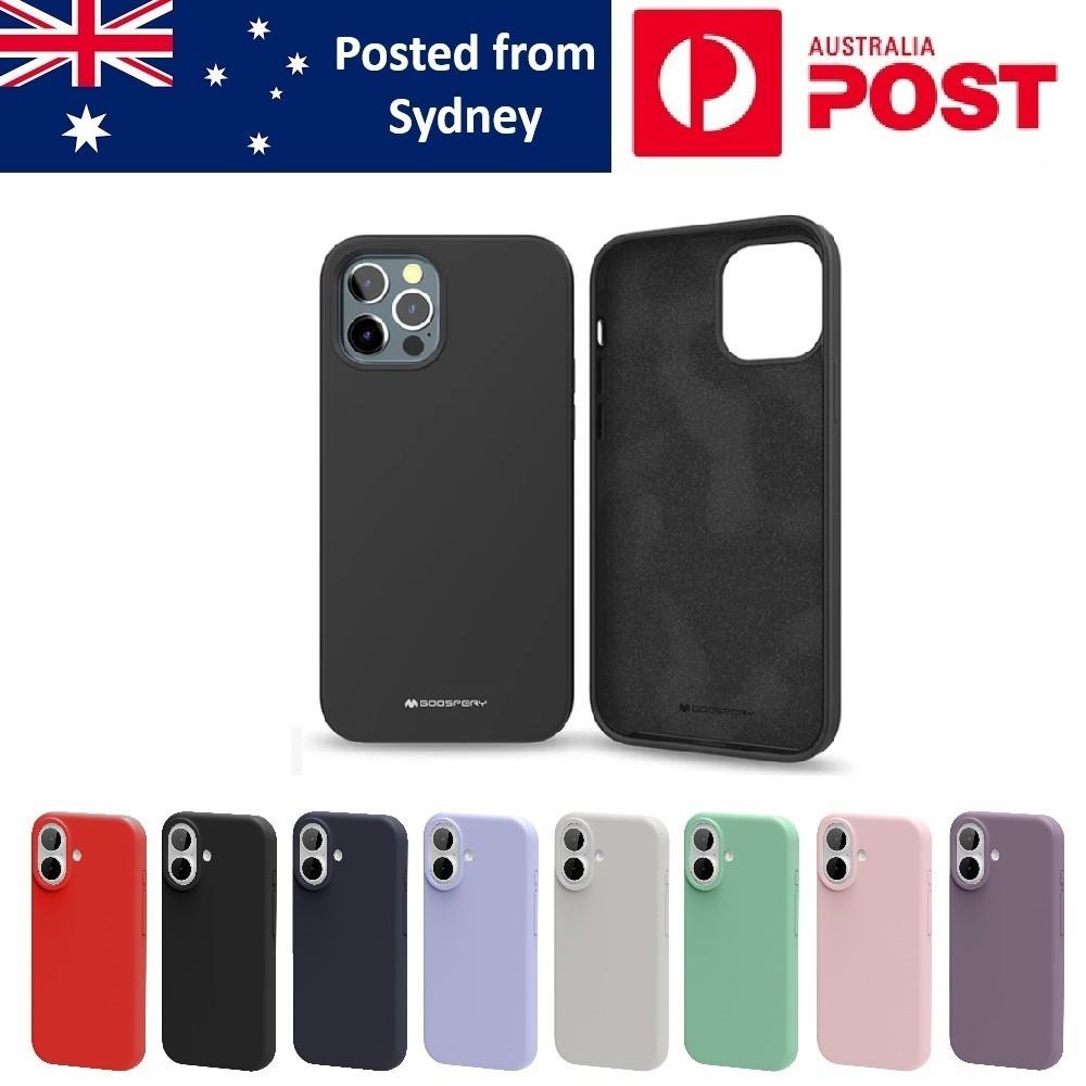 Goospery Mercury Silicone Case For Apple Iphone 17 Pro