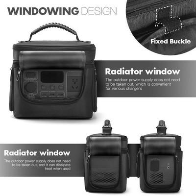Lightweight Black Eva Storage Bag For Bluetti For Bt02 Portable Power Station