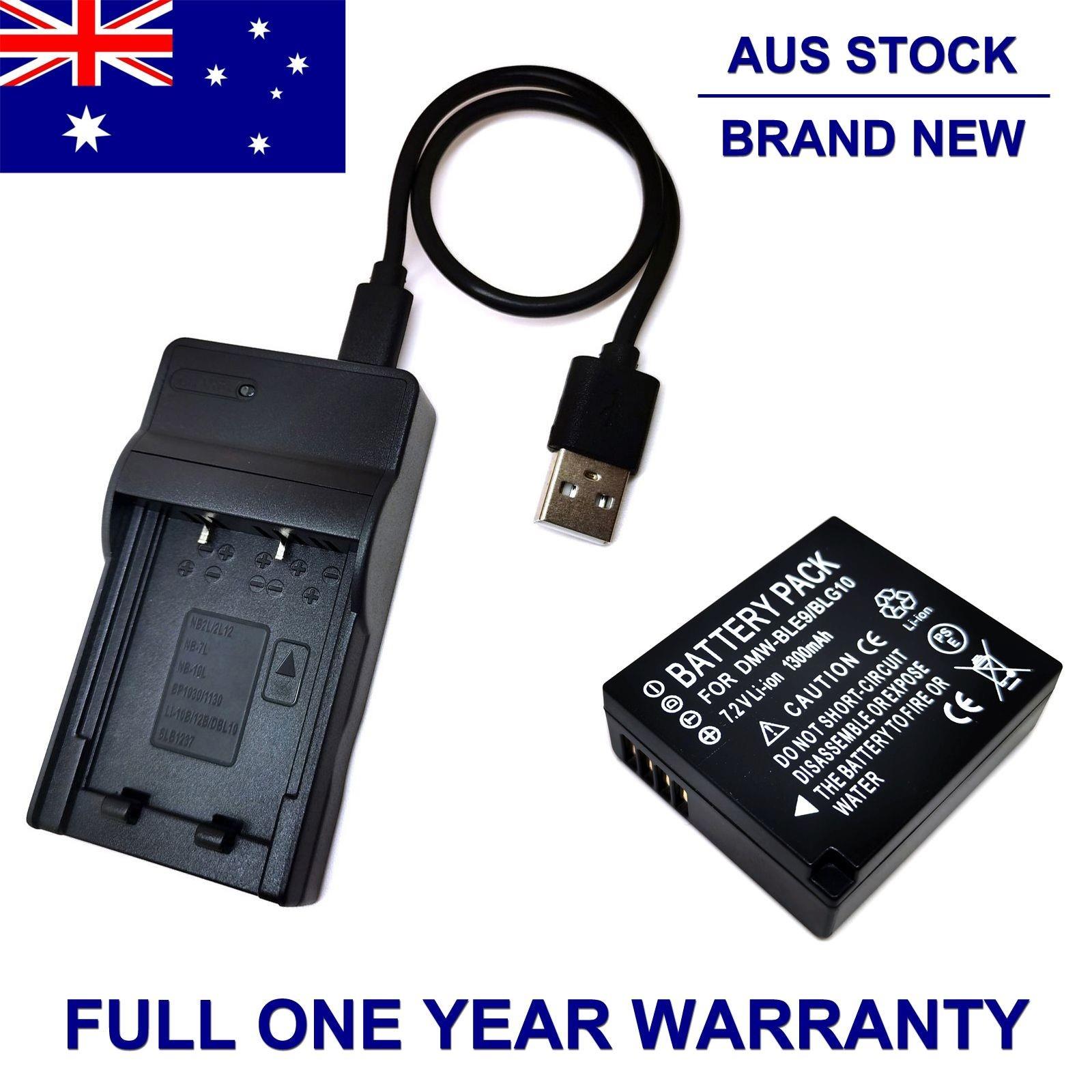 Battery / Usb Charger For Panasonic Dmc-tz100 Dmc-tz101 Dmc-tz110 Dmc-zs60