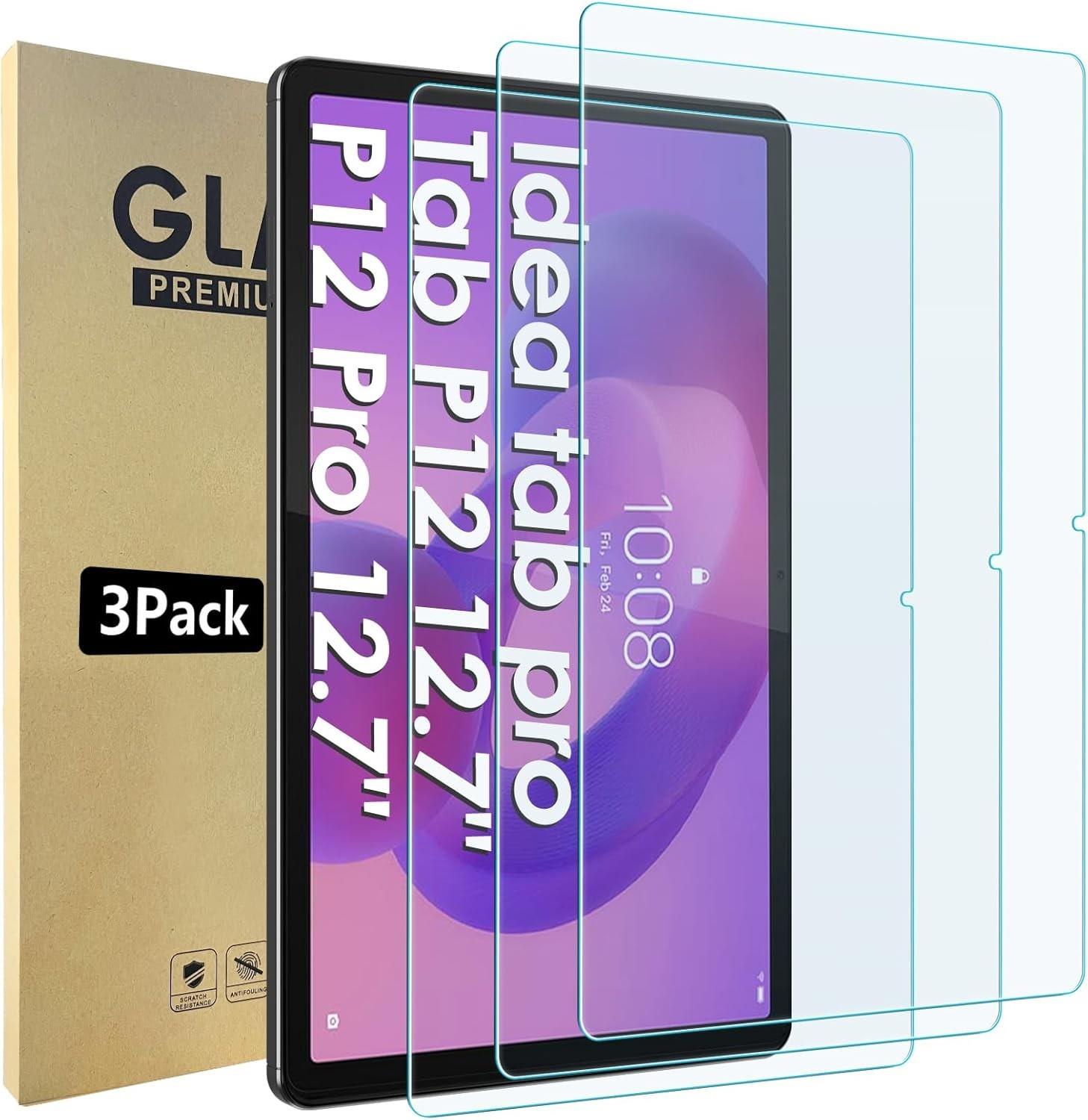 3 Pack Lenovo Idea Tab Pro 2025 Tab P12 2023 12.7 Inch Screen Protector Hd Scrat