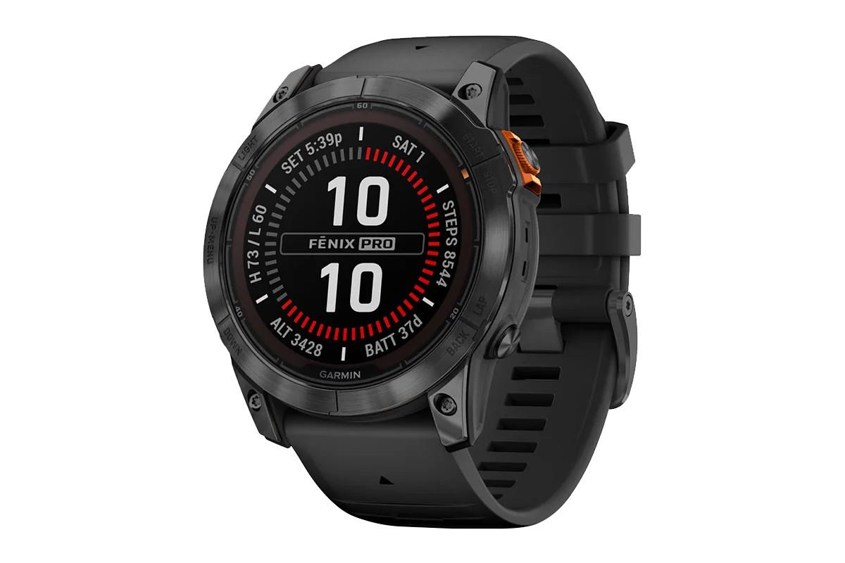 Garmin Fenix 7x Pro Solar Smart Sports Watch (slate Grey With Black