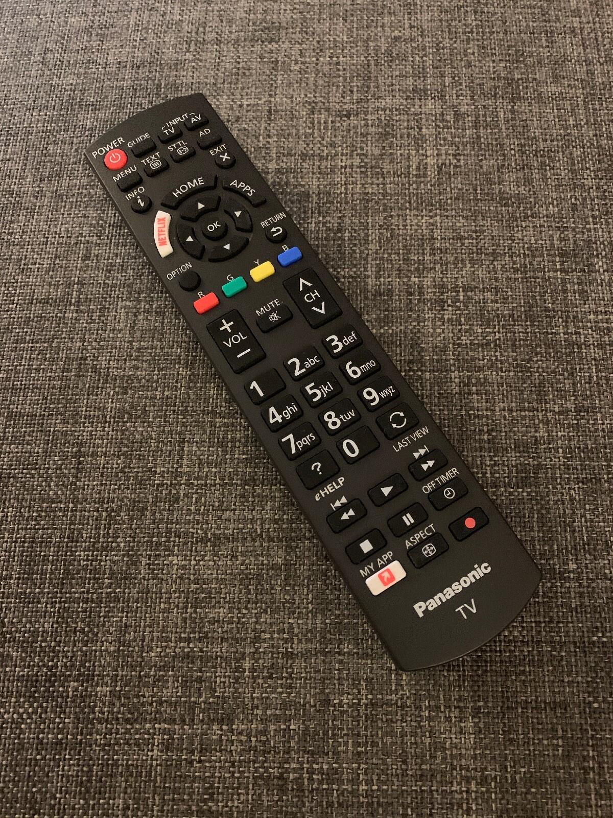 Panasonic N2qayb 001188 Remote Control Tv