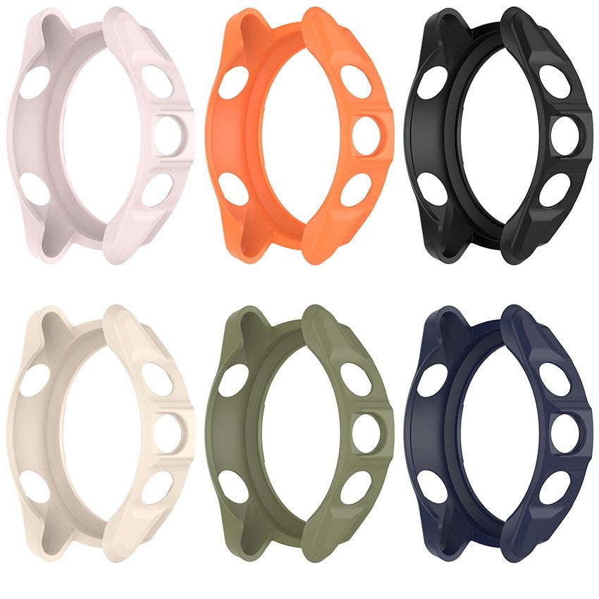 Half Wrap Skeleton Armor Protective Case Watch Case For Garmin Forerunner 570