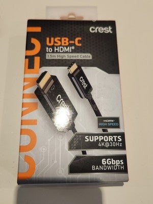 Crest Usb-c To Hdmi Adapter 4k Video From Mobile Devices Cchdmic