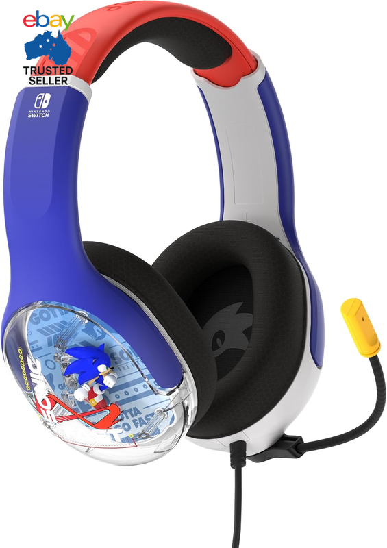 Realmz Wired Headset For Nintendo Switch/oled - Sonic Superstars: Sonic Go Fast