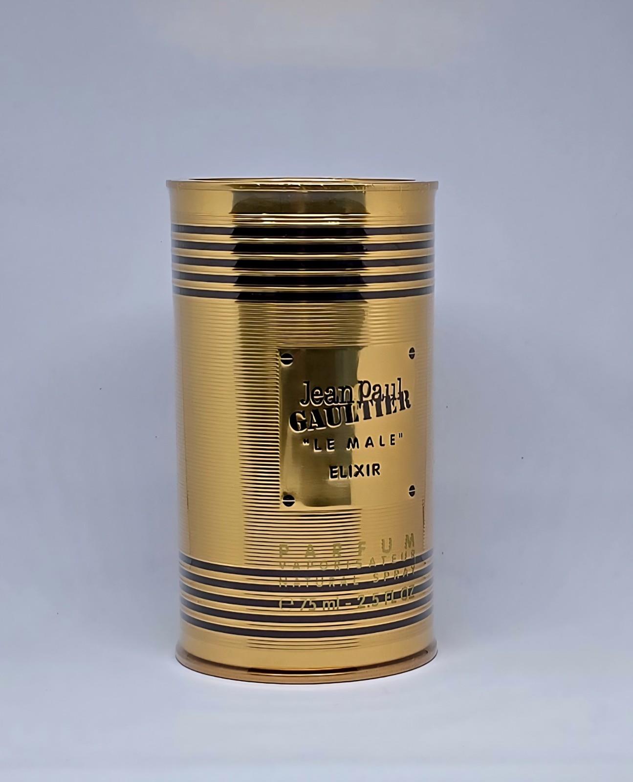 Jean Paul Gaultier Le Male Elixir 75ml Parfum 100% Genuine Sealed