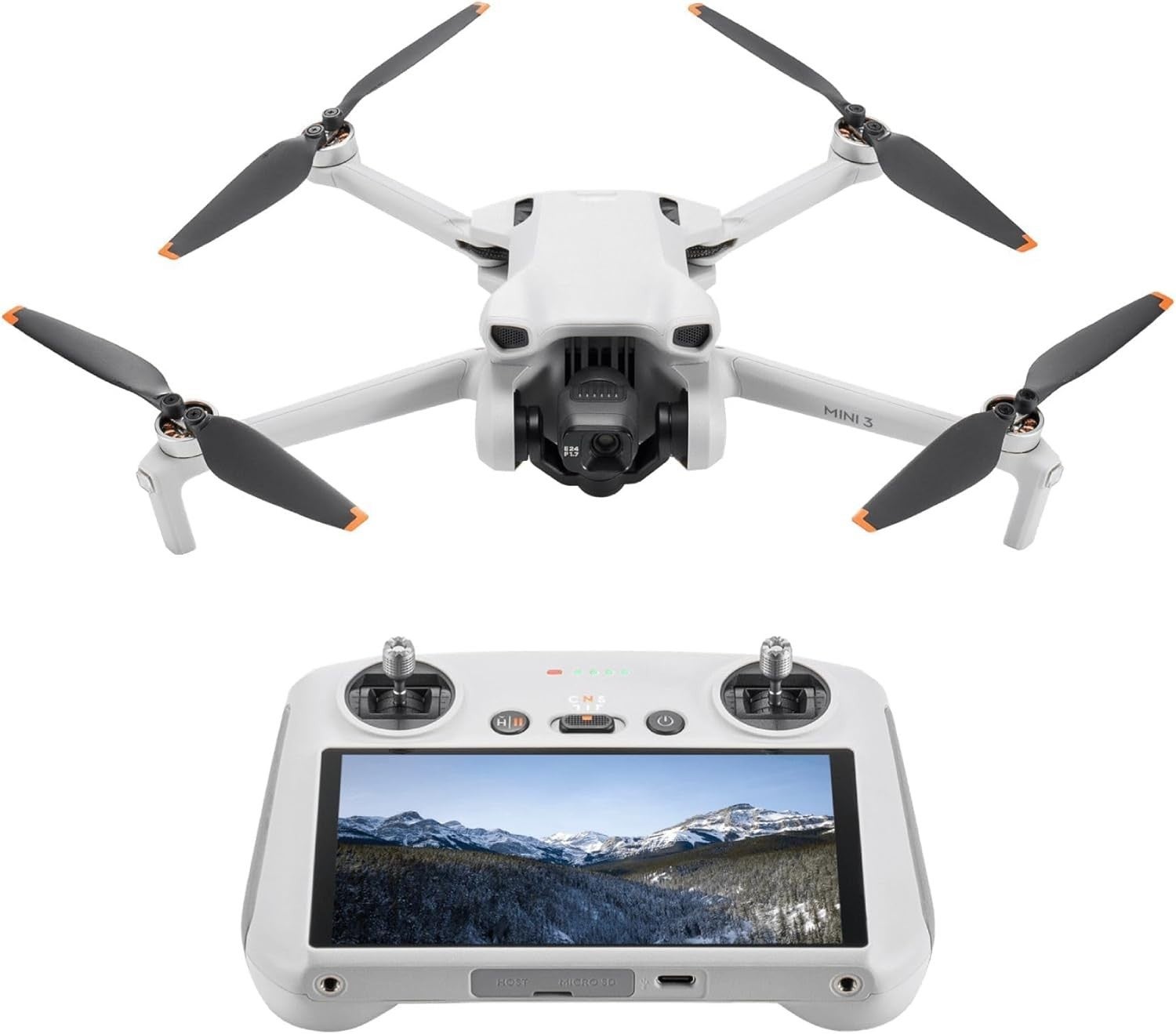 Dji Mini 3 Drone 4k Camera With Rc Remote Controller Screen | Au Stock