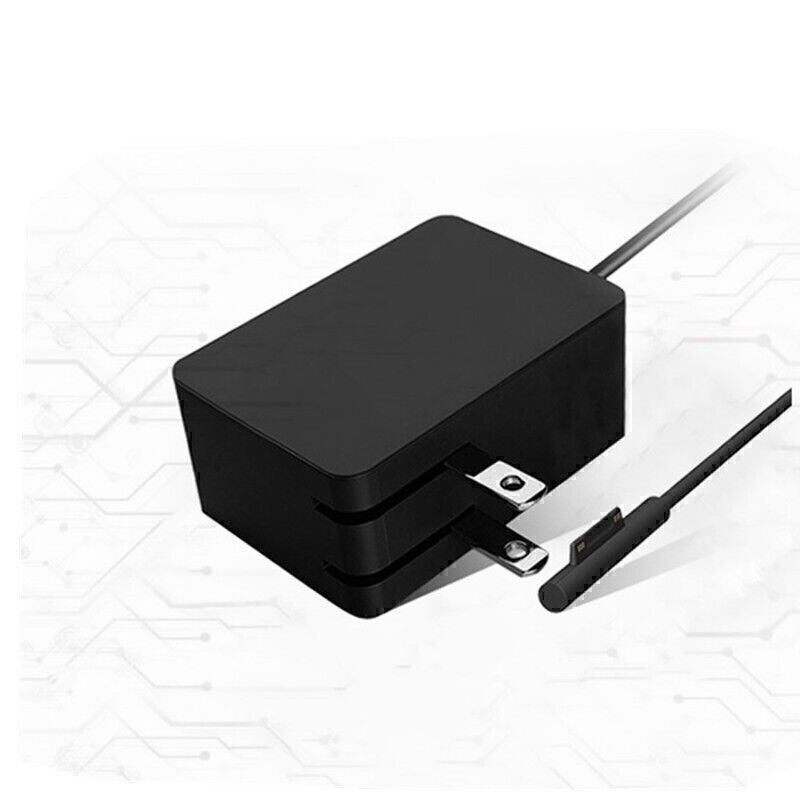 Foldable 24w Ac Adapter Power Charger For Microsoft Surface Pro 4 5 6 Go M3
