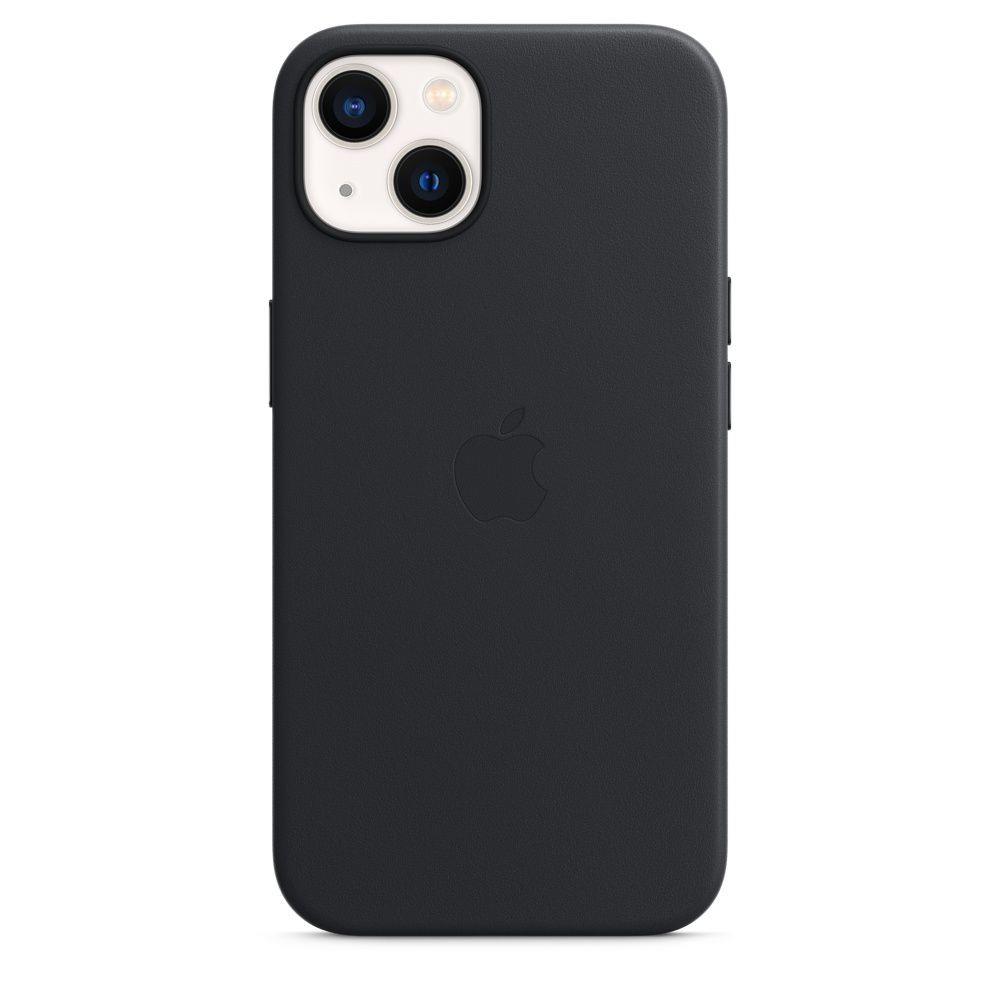 Iphone 14 Magsafe Leather Case - Midnight