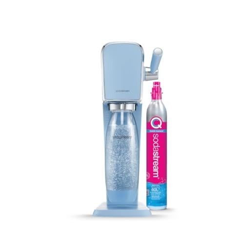 Sodastream - Art Misty Blue Sparkling Drink Maker, Quick Connect Co2,