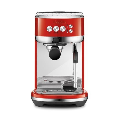 Breville, The Bambino Plus Coffee Machine, Pomodoro Rosso, Bes500pmr4ian1