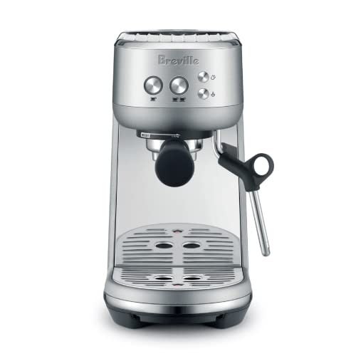 Breville The Bambino Espresso Machine, Brushed Stainless Steel, Bes450bss