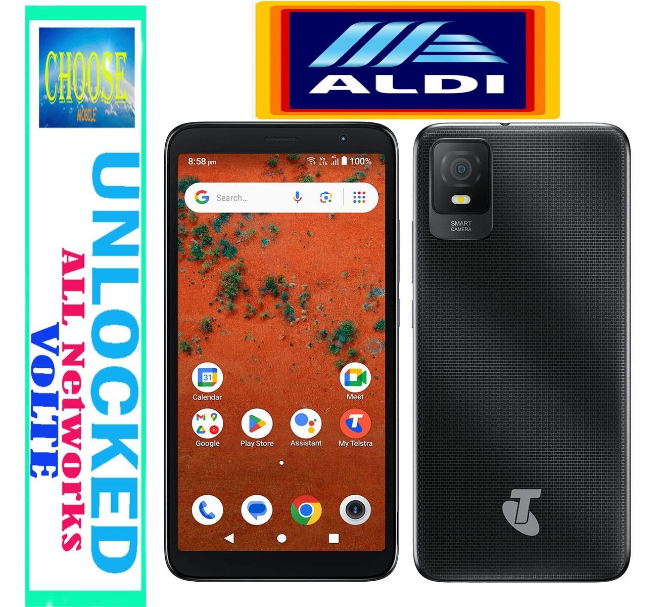 For Aldi Mobile | Tcl T431p 6" 32gb 2gb 8mp Volte Hotspot Bluetick | T Inspire