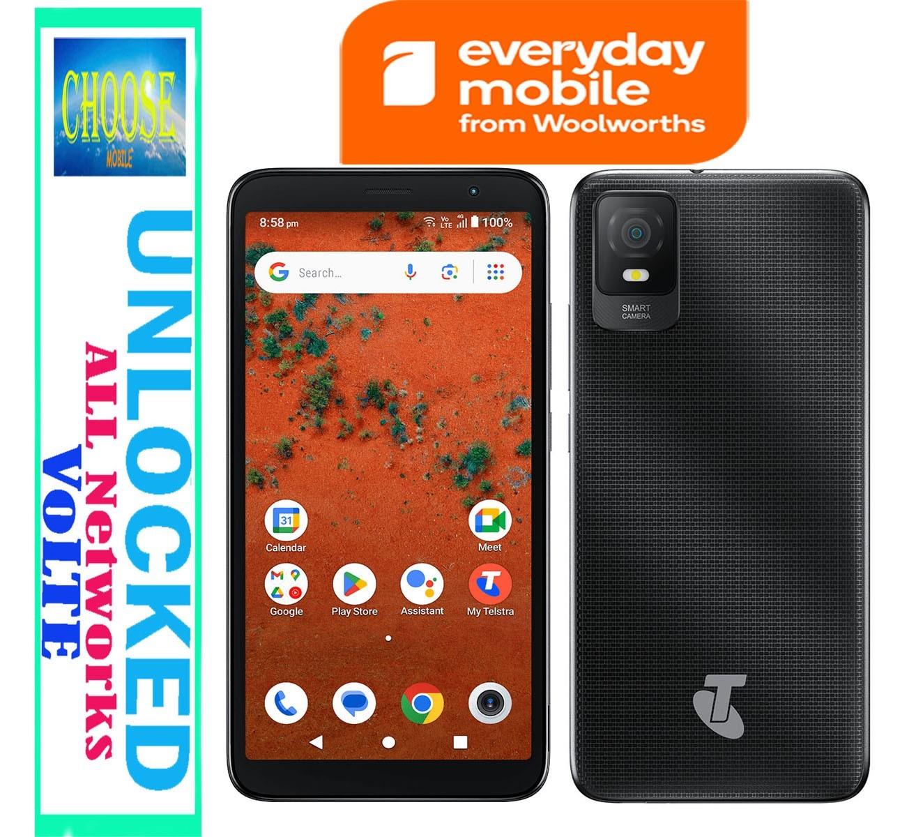 For Woolworths Mobile | Telstra T Inspire T431p 6" 32gb Volte Hotspot Bluetick
