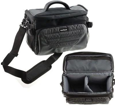 Navitech Grey Shoulder Camera Bag For Canon Powershot Sx70 Hs Digital Camera