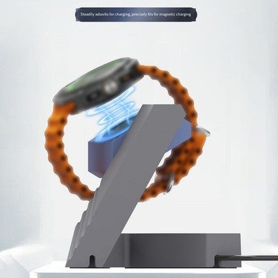 Functional Silicone Charging Base For Samsung For Galaxy Watch 8 Classic Use