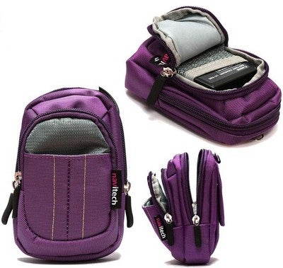 Navitech Purple Compact Camera Case For Ricoh Gr Iiix Hdf Digital Camera