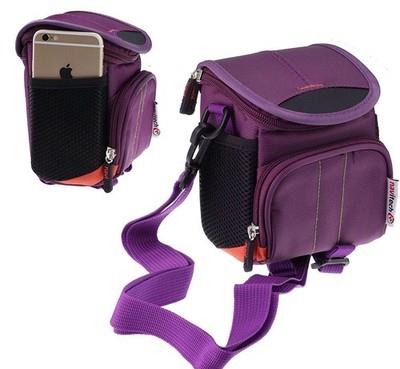 Navitech Purple Camera Shoulder Bag For Ricoh Gr Iiix Hdf Digital Camera