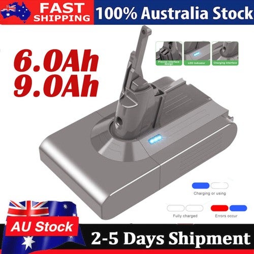 For Dyson V8 9.0ah Battery Sv10 Absolute Stick Animal Hepa Motorhead Battery