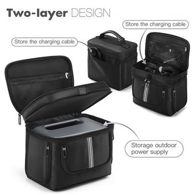 Eva Carrying Bag For Bluetti For Bt02 Portable For Power Station Black Compact