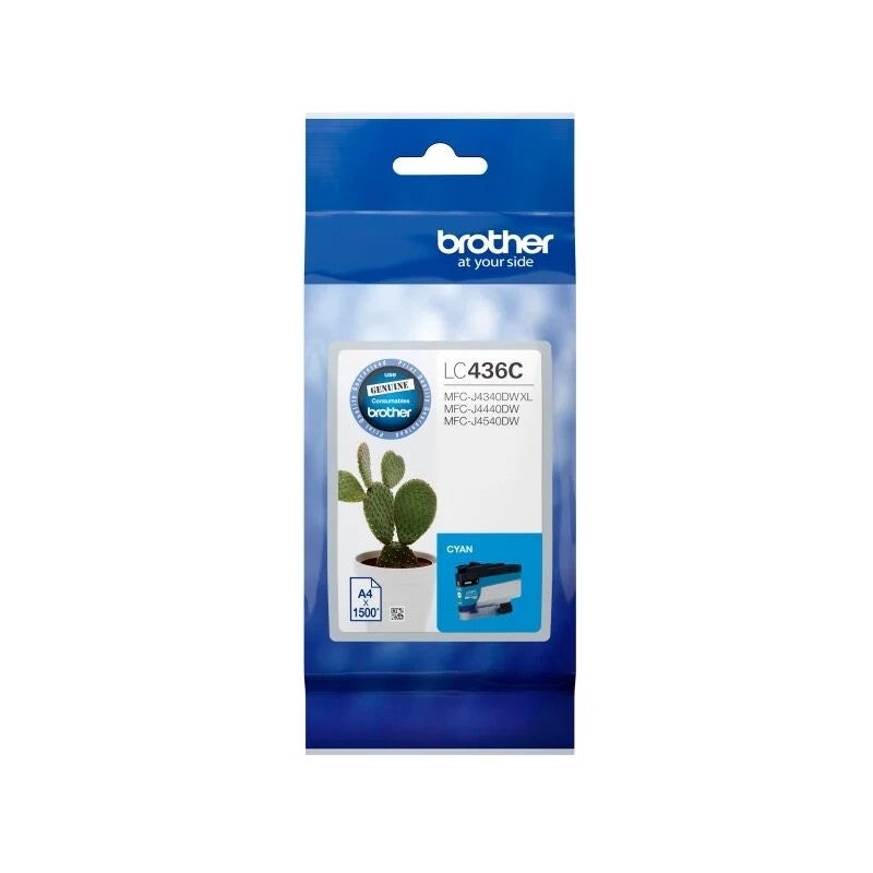 Brother Lc436 Cyan Ink Cartridge For Mfc-j4440dw J4540dw J6955dw