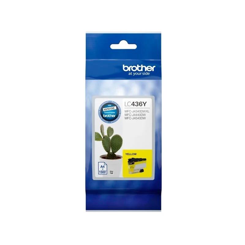 Brother Lc436y Yellow Ink Cartridge For Mfc-j4440dw J4540dw J6955dw