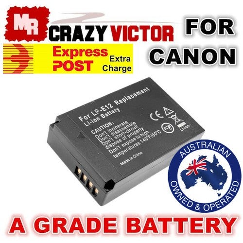 Lp-e12 Battery For Canon Powershot Sx70 Hs Camera