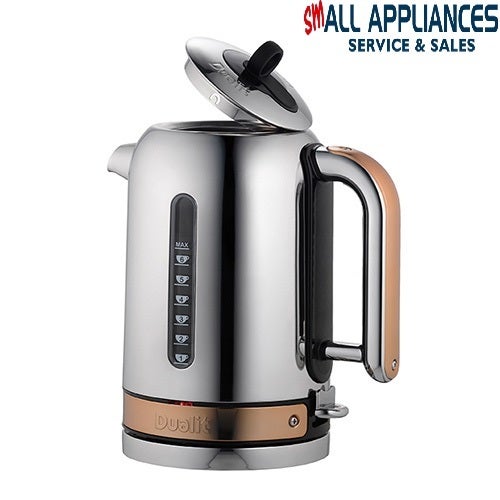 Dualit Classic Kettle Cvjk1 Du72790 St Steel Copper Trim 2 Yrs Wty Fairfield