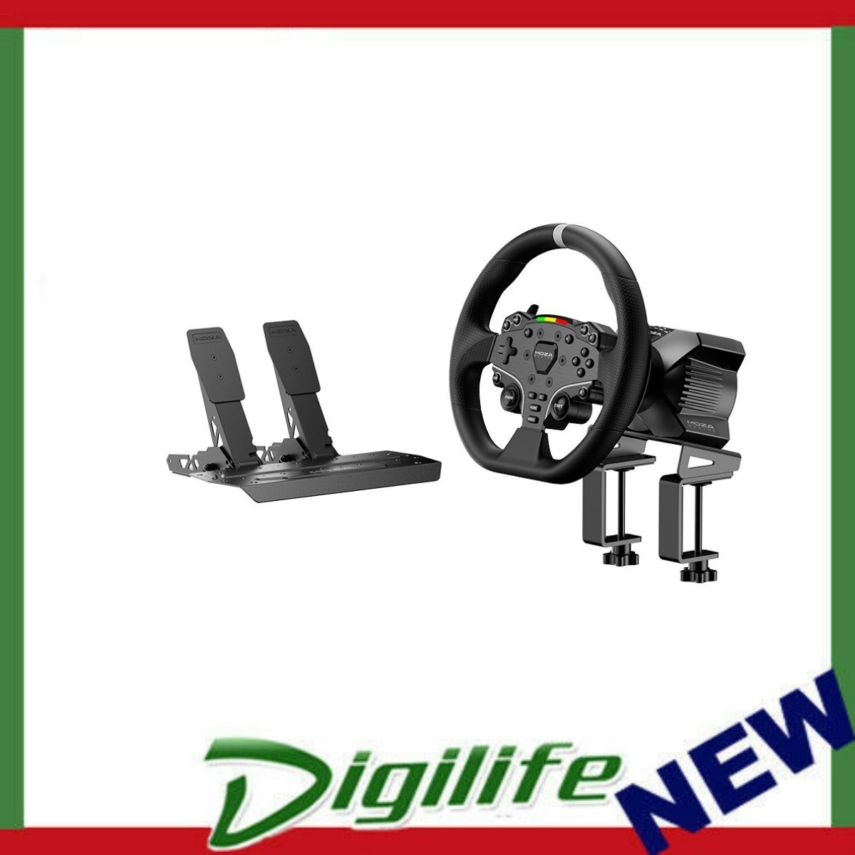 Moza R3 Racing Wheel And Pedals Bundle For Pc