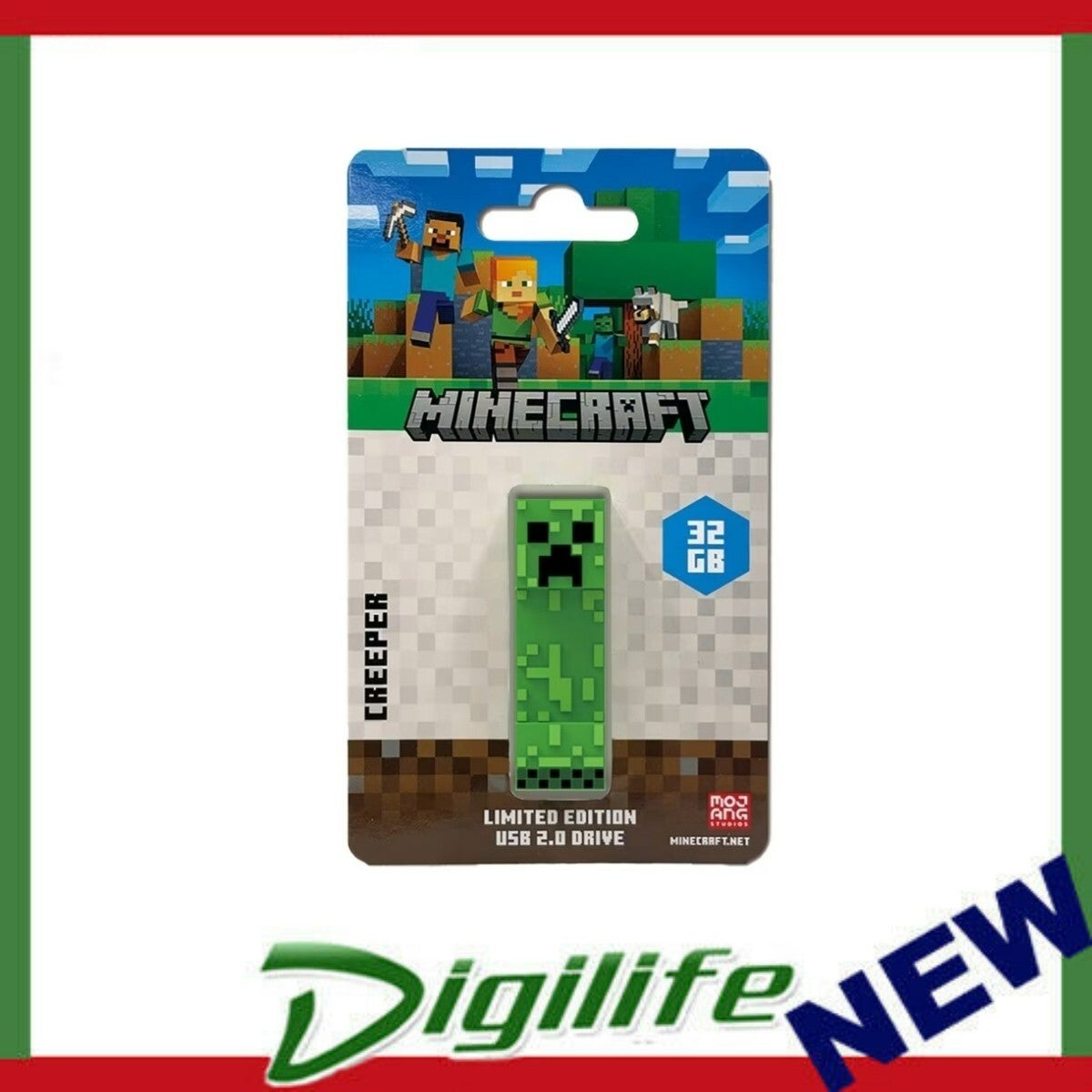 Verbatim Minecraft Collector S Edition Usb Flash Drive - 32gb - Creeper. Retail