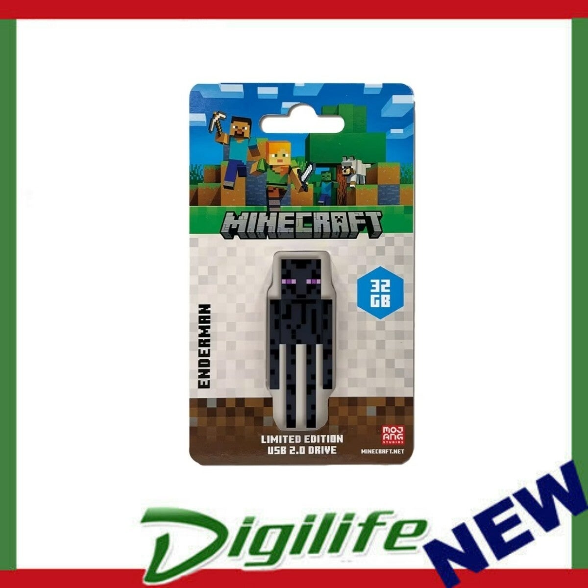 Verbatim Minecraft Collector S Edition Usb Flash Drive - 32gb - Enderman Retail