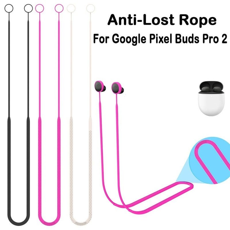 Silicone Earphone Anti-lost Rope Holder Lanyard For Google Pixel Buds Pro 2
