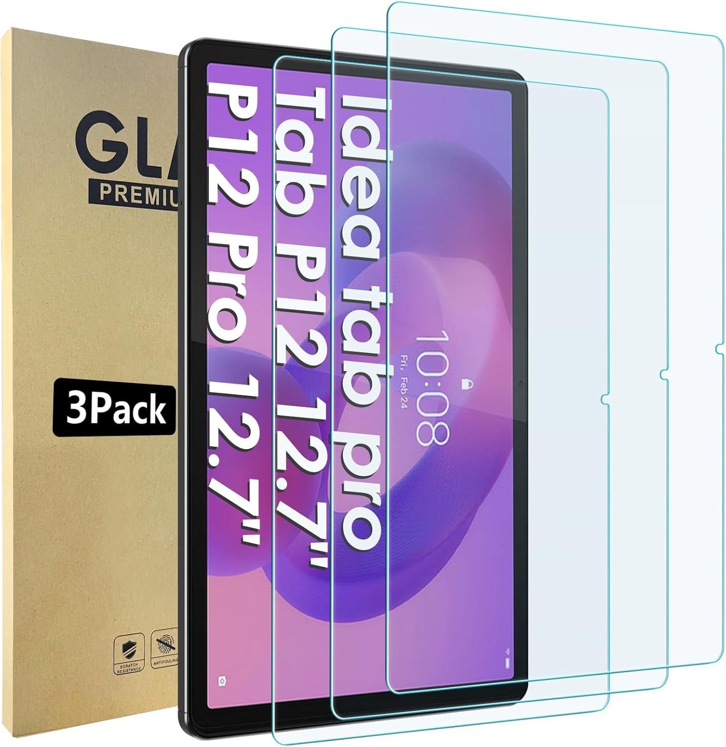 3 Pack Lenovo Idea Tab Pro 2025 Tab P12 2023 12.7 Inch Screen Protector Hd Scrat