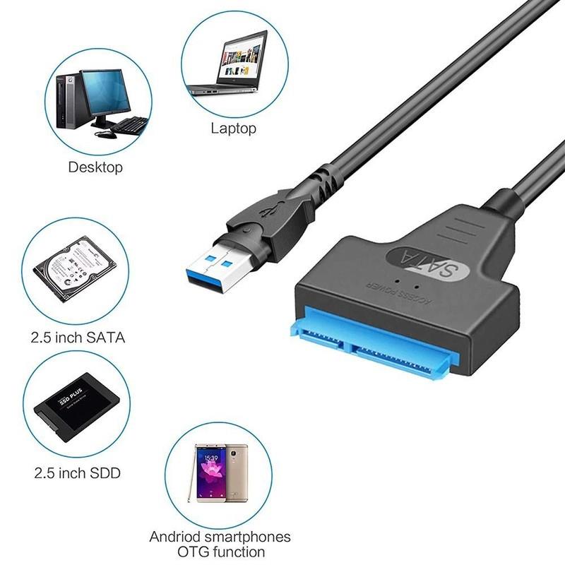 Led Indicator Hard Disk Driver Usb To Sata Adapter Cable Hard Disk Adapter
