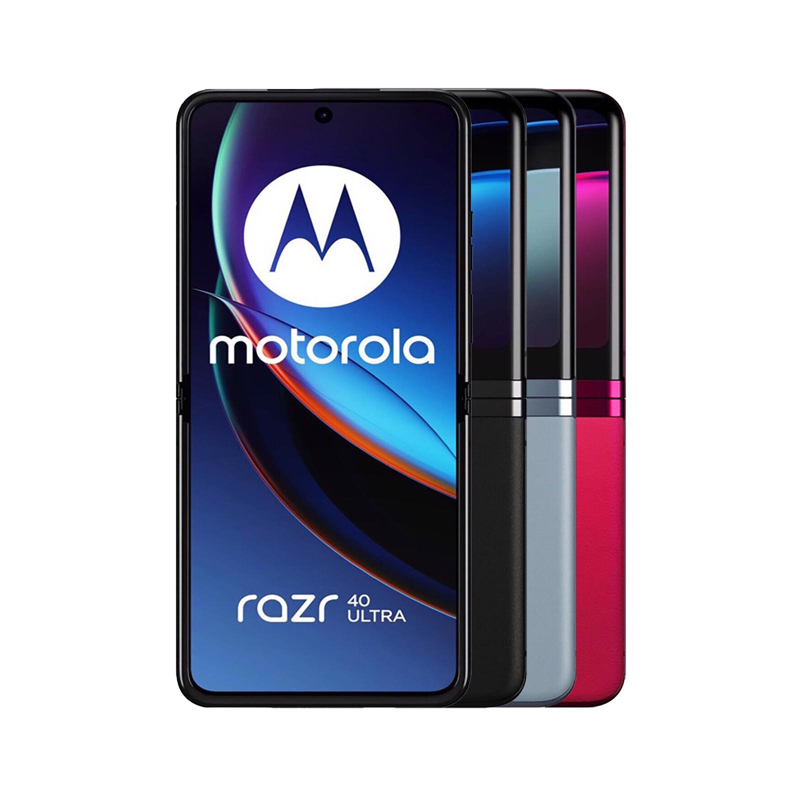 Motorola Razr 40 Ultra 256gb Black Blue Red - Excellent - Refurbished