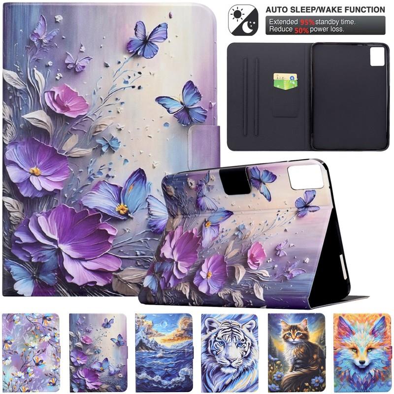 For Lenovo Idea Tab Plus Pro Tab K11 Gen 2 11 Inch Leather Flip Smart Case Cover