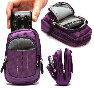 Navitech Purple Camera Case For The Olympus Pen E-p7 Camera