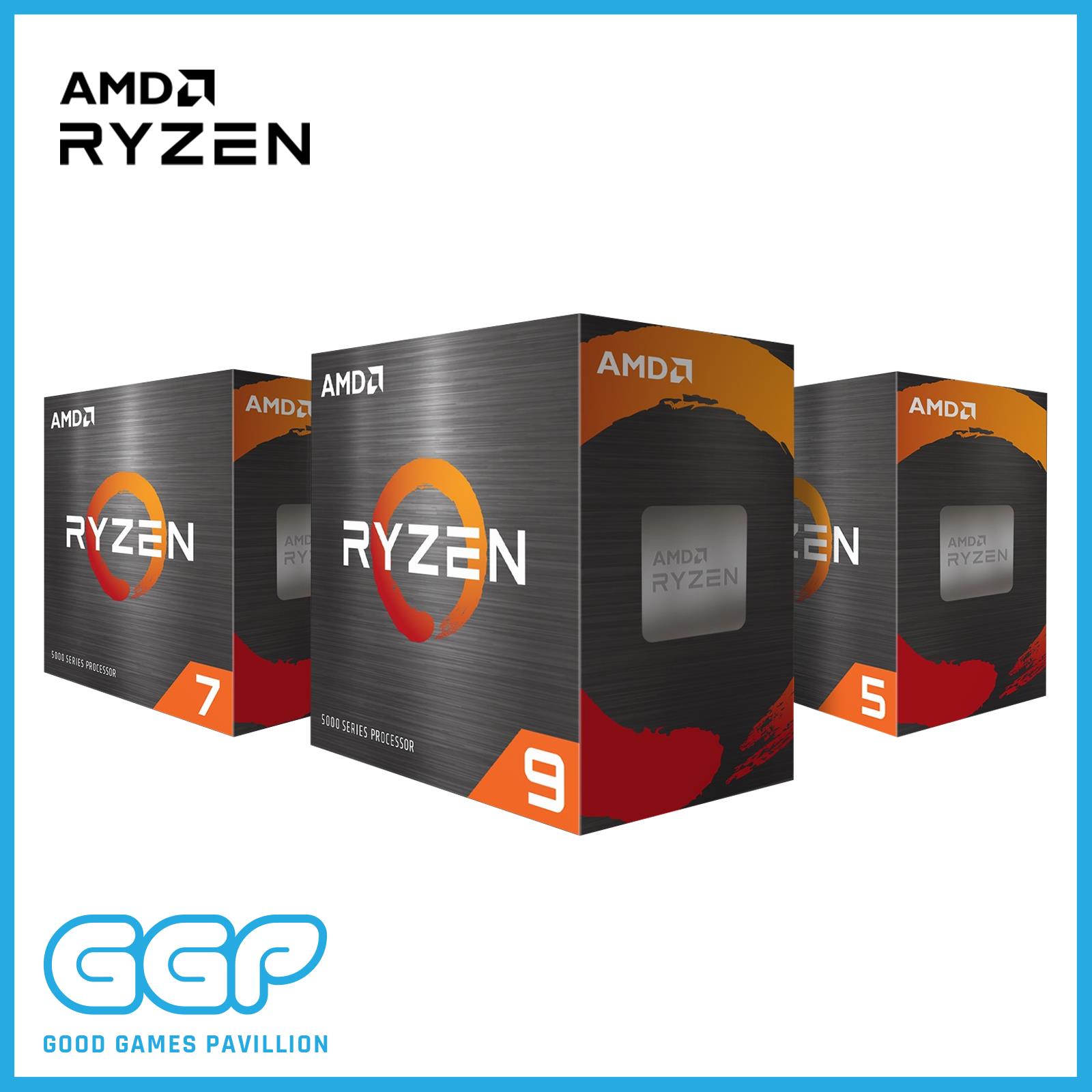 Amd Cpu 5 7 9 Desktop Processor Ryzen-5000 5500 5600 5700x 5800x3d 5900x 5950x