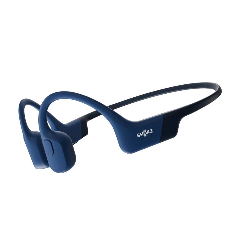 Shokz Openrun Bone Conduction Sports Headphones - Blue