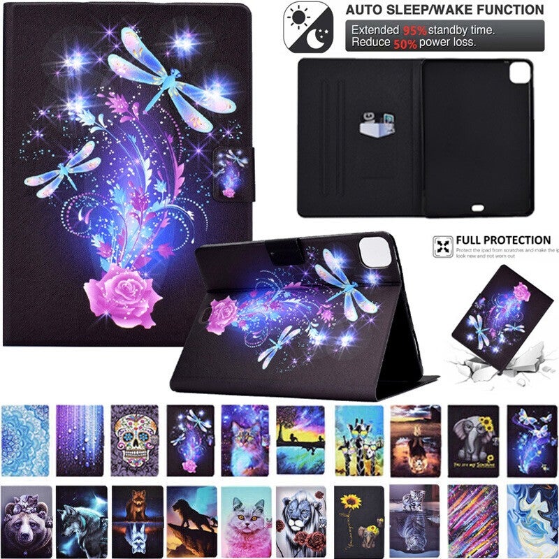 For Apple Ipad Air 11 Inch (m2) 2024 Shockproof Leather Smart Stand Case Cover