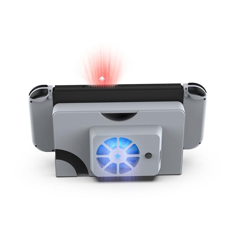 With Led Cooling Fan Base Cooling Fan For Nintendo Switch Oled Accessories