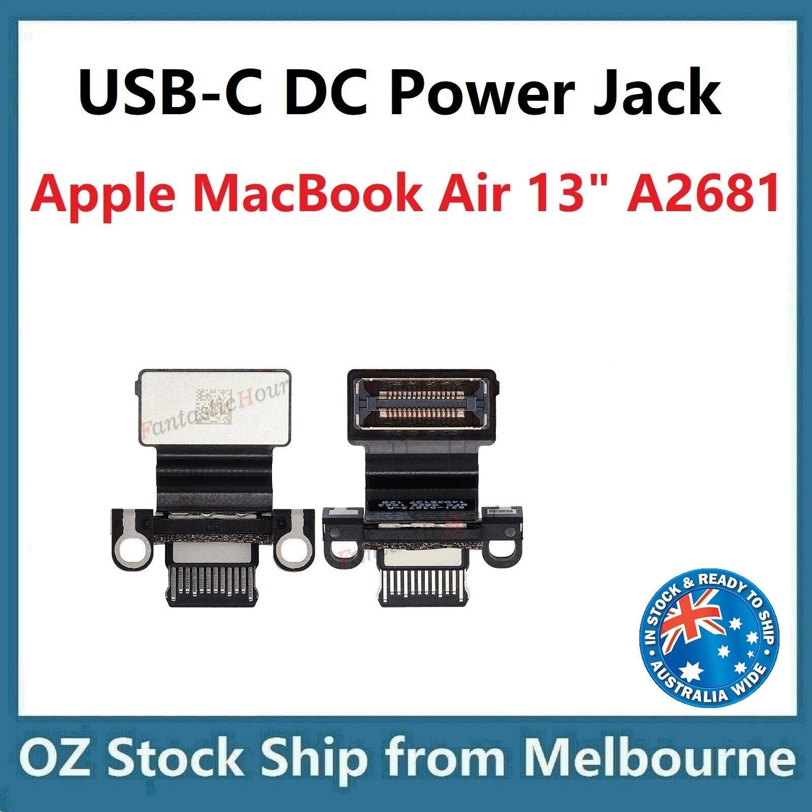 Usb-c Usb Type Dc Power Socket Charging Port Apple Macbook Air 13" M2 2022 A2681